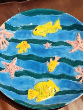 Boston Warehouse Large Fish Serving Bowl